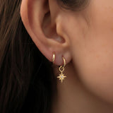 Brinco Argola Lisa Delicada Ouro 18K