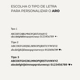 Anel Coração Personalizado Prata 950