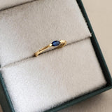 Anel Navete Memórias Daigo Personalizado Ouro 18K