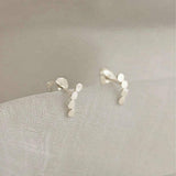 Brinco Earcuff Bolinhas Prata 950