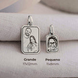 Pingente Personalizado Desquinado Prata 950