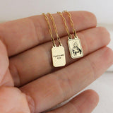Escapulário Desquinado Personalizado Ouro 18K