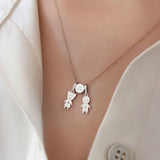 Pingente Separador Sofia Cravejado Prata 950