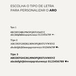 Anel Coração Personalizado Ouro 18K