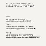Anel Coração Personalizado Ouro 18K