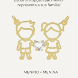 Colar Meus Pitocos Ouro 18K