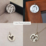 Pingente Personalizado Redondo Prata 950