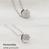 Pingente Separador Sofia Cravejado Prata 950