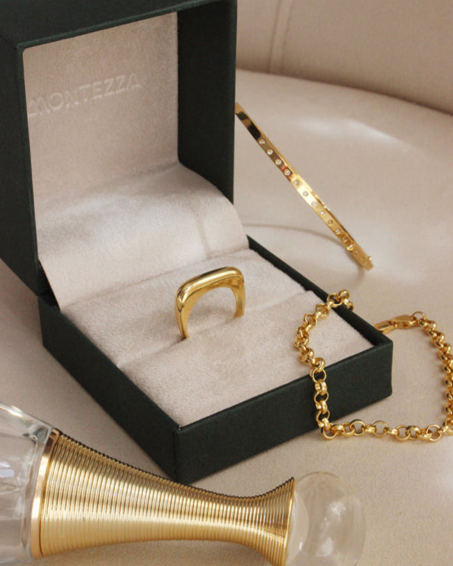 Anel Bojo Personalizado Ouro 18K