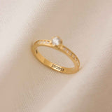 Anel Solitário Personalizado Ouro 18K Aro Cravejado