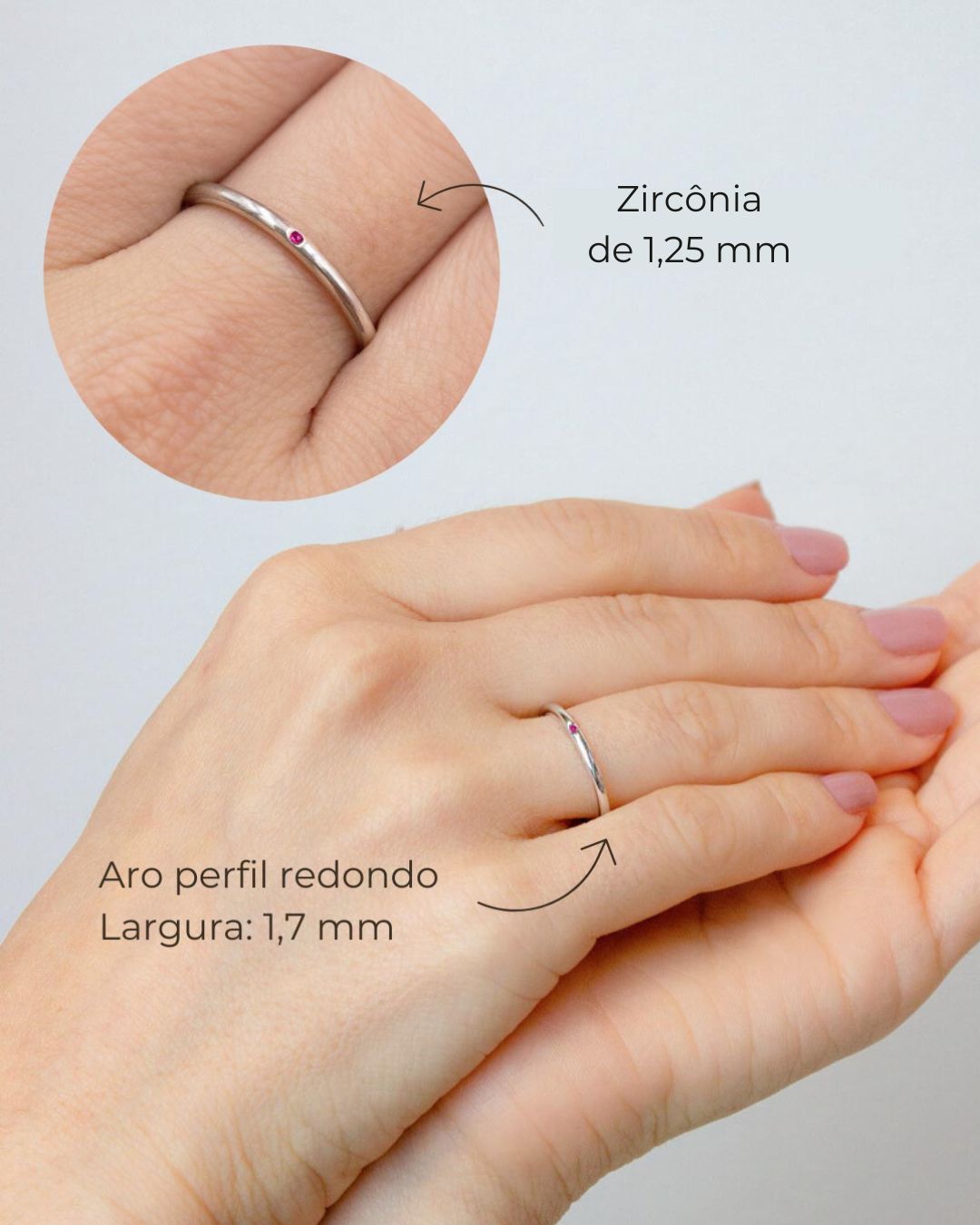 Anel Memórias Personalizado Prata 950