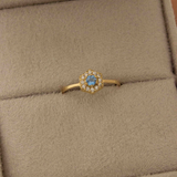 Anel Formatura Hexagonal Aro Delicado Ouro 18K