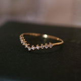 Ane Bico cravejado leti Ouro 18K