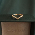 Ane Bico cravejado leti Ouro 18K