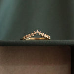 Ane Bico cravejado leti Ouro 18K