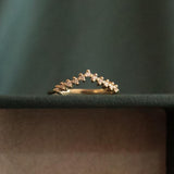 Ane Bico cravejado leti Ouro 18K