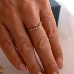 Ane Bico cravejado leti Ouro 18K