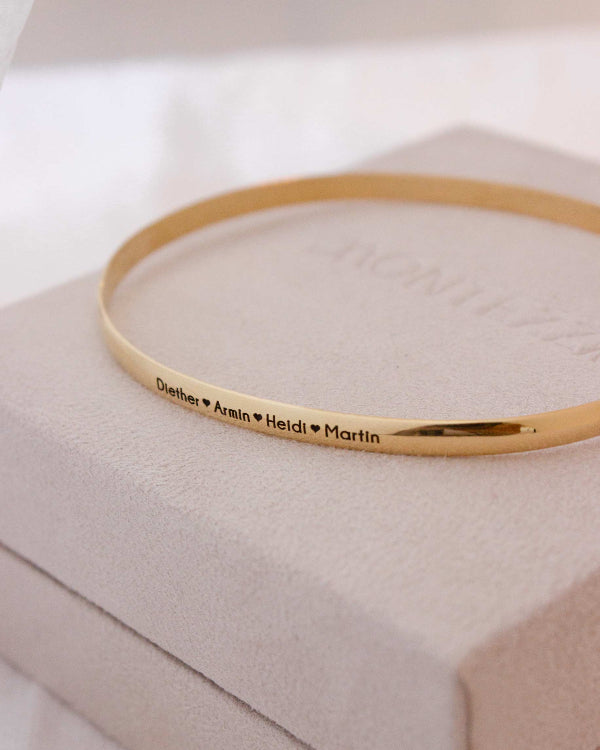 Pulseira Personalizada Bracelete Ouro 18K