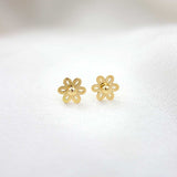 Brinco Flor Infantil 18K