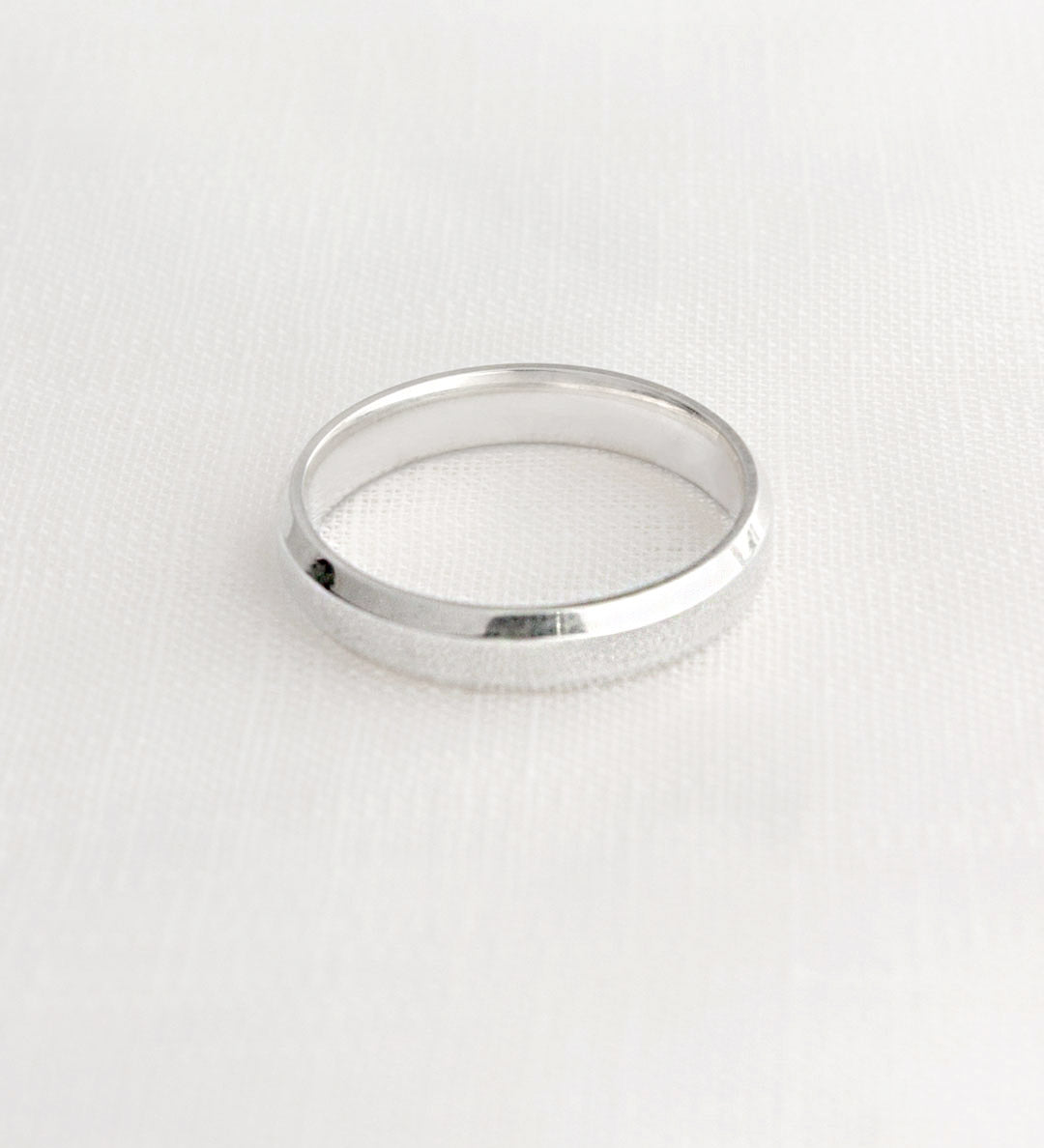 Aliança Namoro Prata 950 Chanfrada 4mm - Montezza Joias