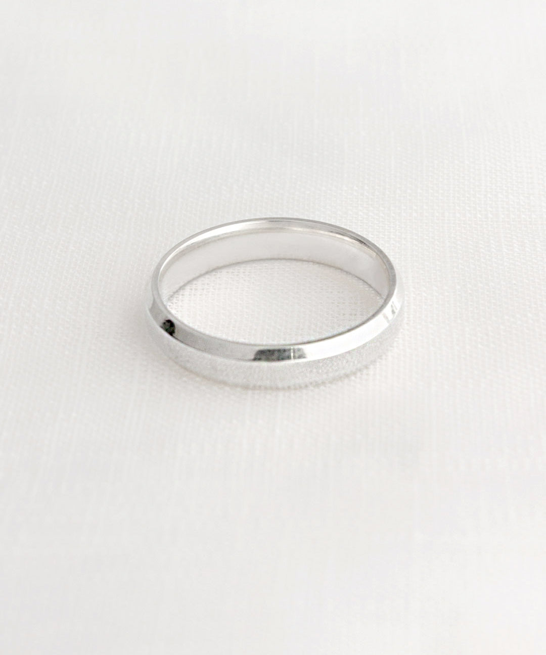 Aliança Namoro Prata 950 Chanfrada 4mm - Montezza Joias