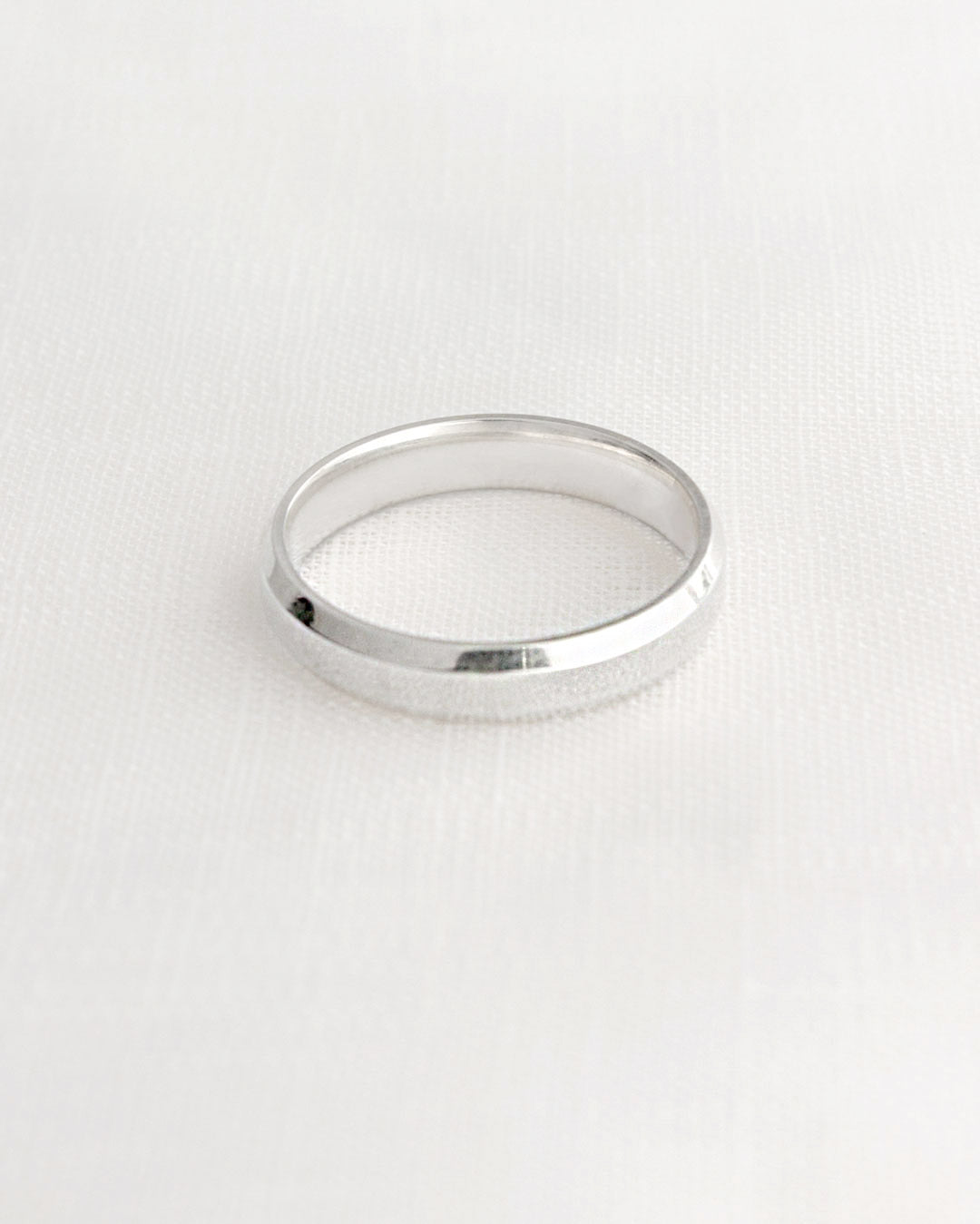 Aliança Namoro Prata 950 Chanfrada 4mm - Montezza Joias