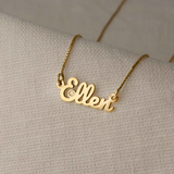 Colar Nome Personalizado Ouro 18K Veneziana