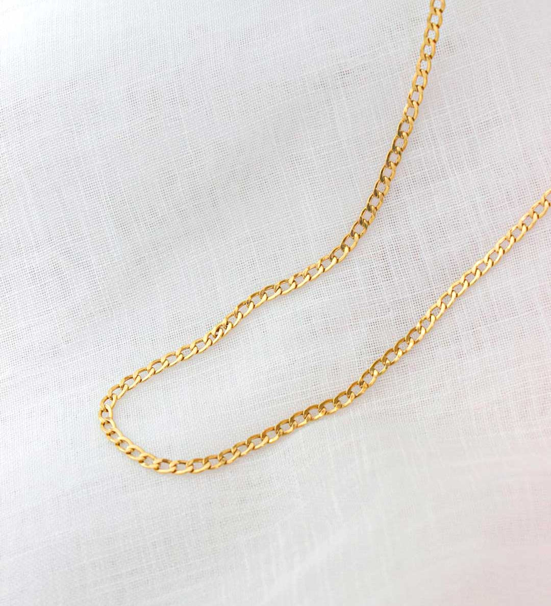 Corrente Grumet 60cm Ouro 18K - Montezza Joias