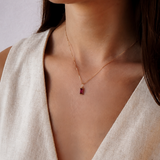 Pingente Baguete Lili Ouro 18K