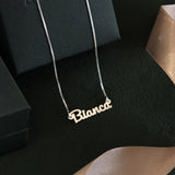 Colar Nome Personalizado Prata 950 Veneziana
