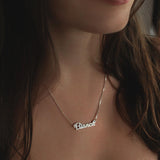 Colar Nome Personalizado Prata 950 Veneziana