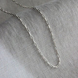 Corrente Palito 60cm Prata 925