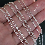 Corrente Palito 60cm Prata 925