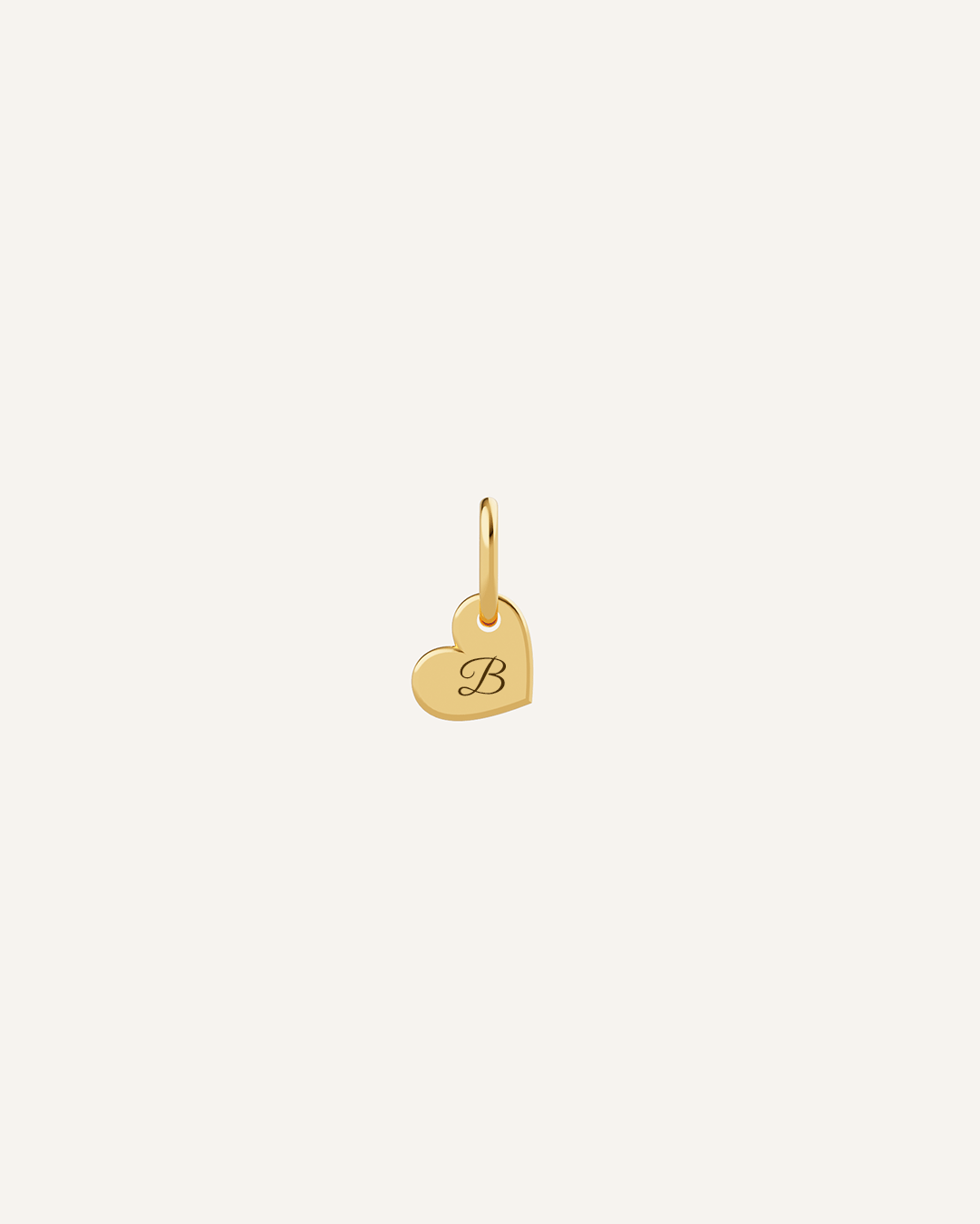 Pingente Coração Mini Personalizado Ouro 18K - Montezza Joias