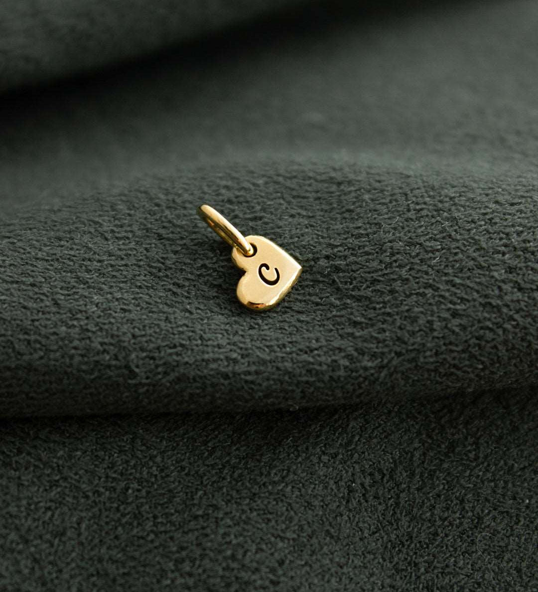 Pingente Coração Mini Personalizado Ouro 18K - Montezza Joias