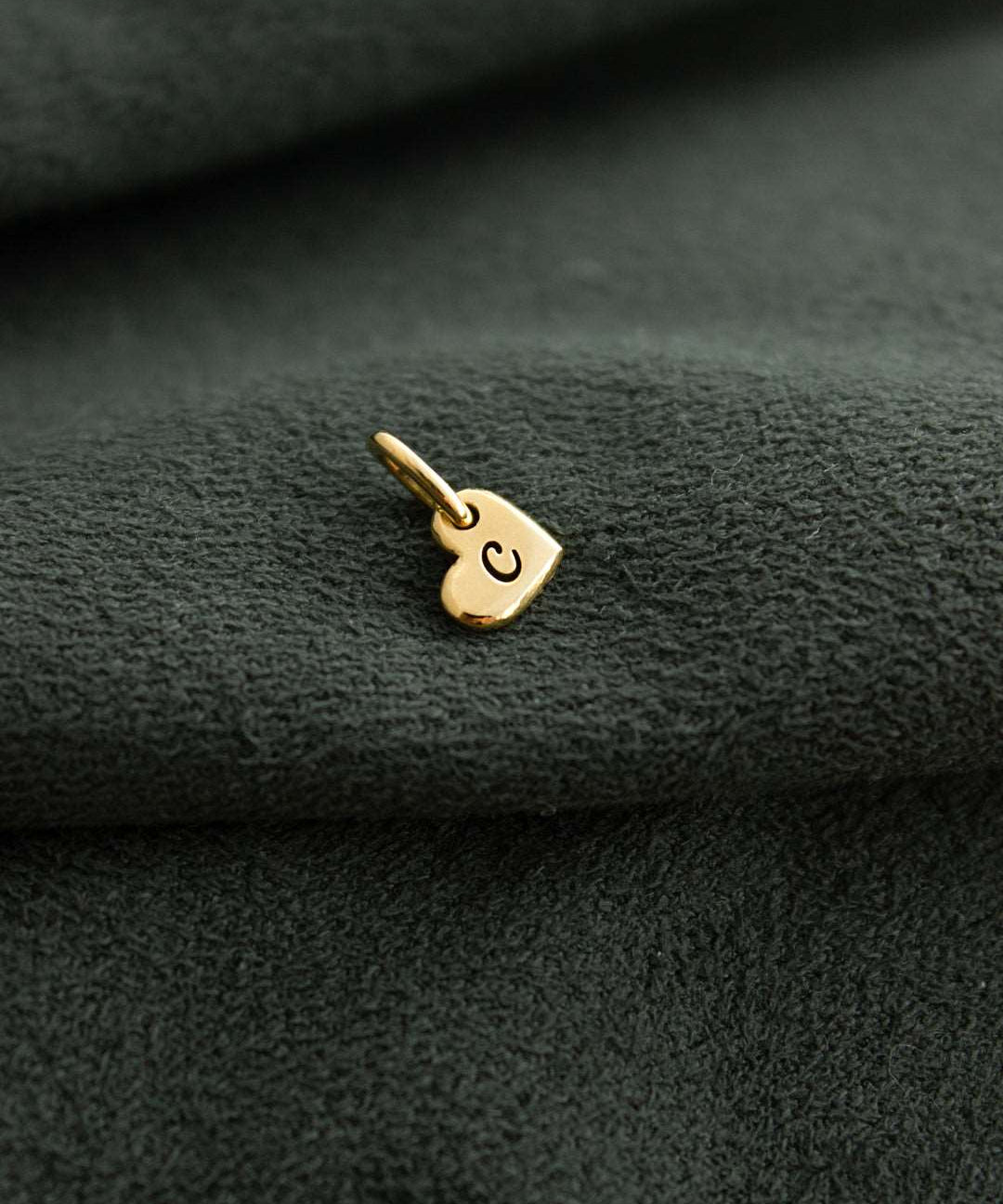 Pingente Coração Mini Personalizado Ouro 18K - Montezza Joias