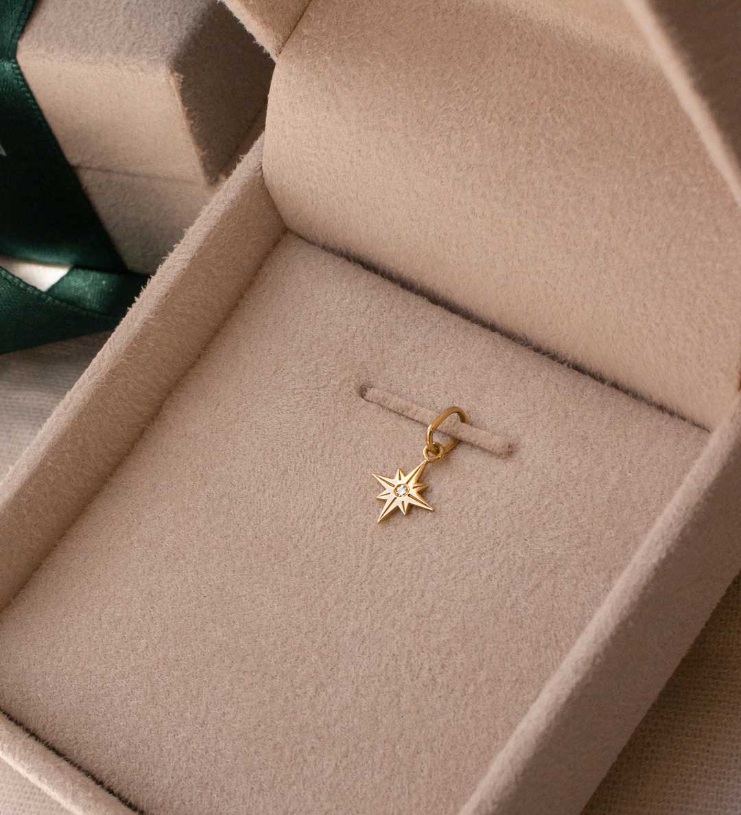 Pingente Mini Estrela Dalva Ouro 18K - Montezza Joias