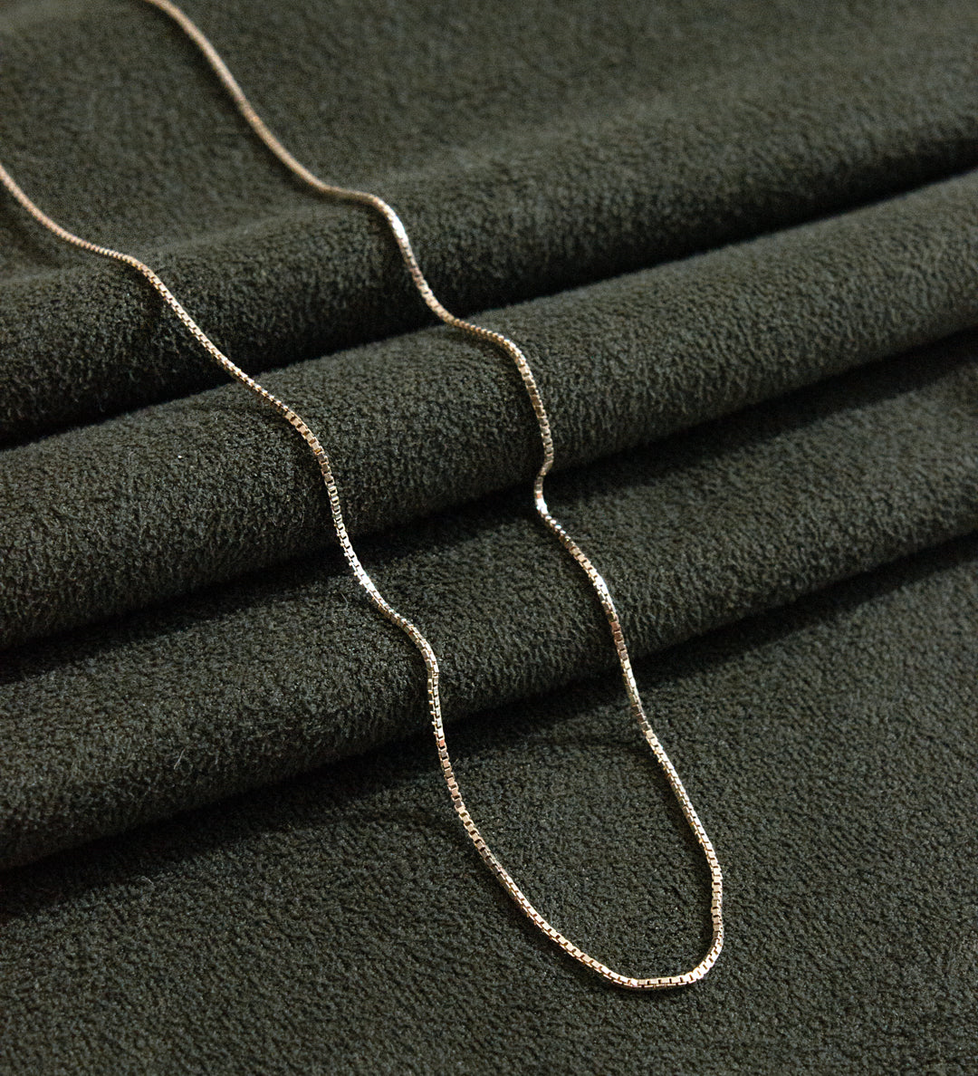 Corrente Veneziana 40cm Prata 925 - Montezza Joias