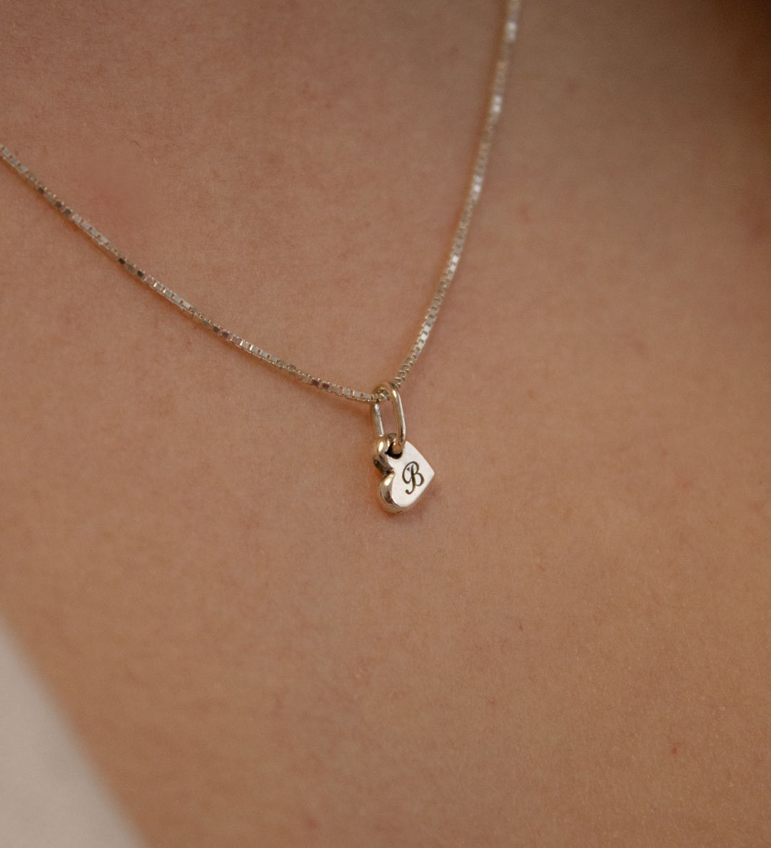 Pingente Coração Mini Personalizado Prata 950 - Montezza Joias