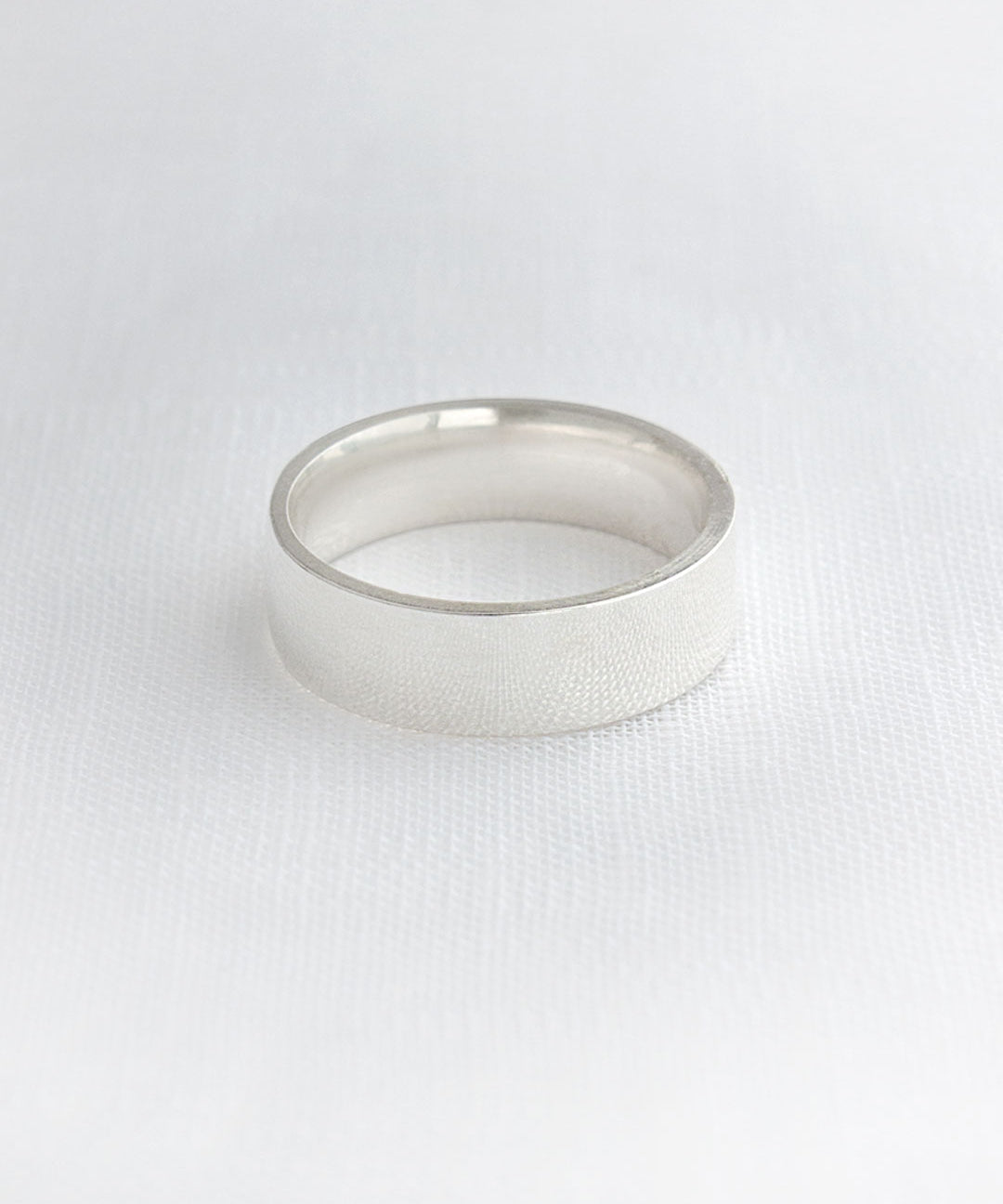 Aliança Namoro Prata 950 Lisa Reta 6mm - Montezza Joias