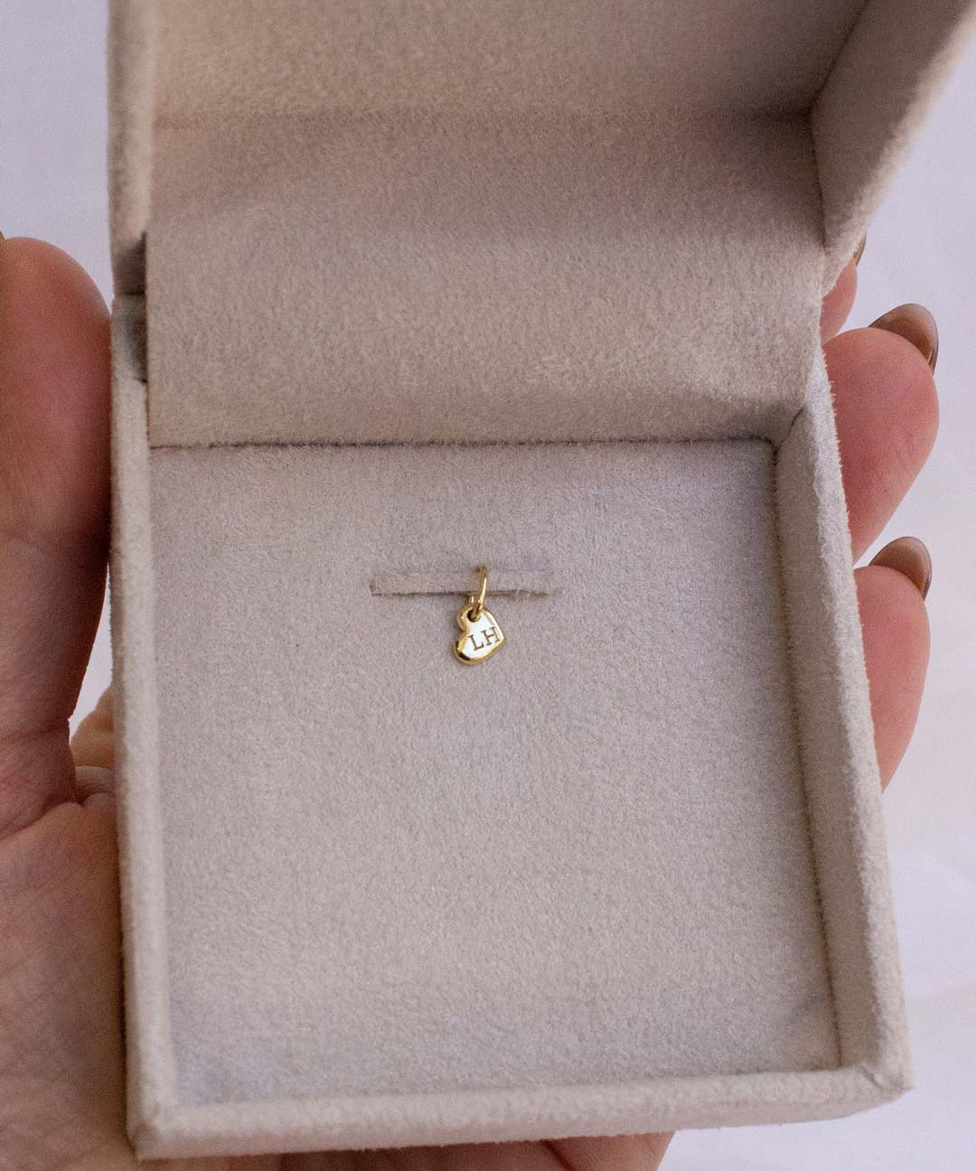 Pingente Personalizado Coração Mini Ouro 18K