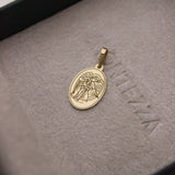 Pingente Personalizado Oval Ouro 18K