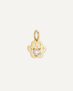 Pingente Patinha Cravejada Ouro 18K