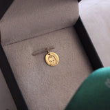 Pingente Foto Personalizado Redondo Ouro 18K