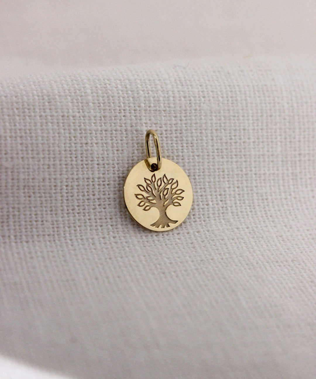 Pingente Personalizado Redondo Ouro 18K