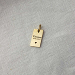 Pingente Personalizado Retangular Mini Ouro 18K - Montezza Joias