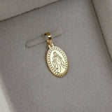 Pingente Personalizado Oval Ouro 18K