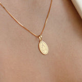 Pingente Personalizado Oval Ouro 18K