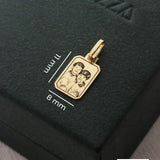 Pingente Foto Personalizado Desquinado Ouro 18K