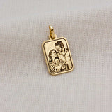 Pingente Foto Personalizado Desquinado Ouro 18K